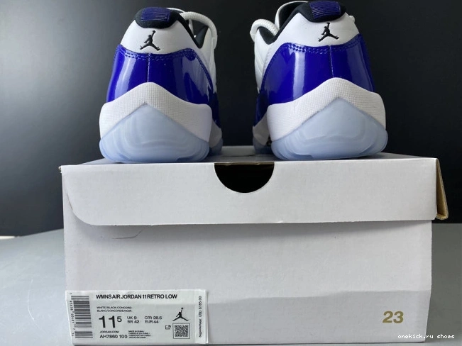 Rep White Retro AH7860-100 Concord Low Jordan 11 Air 0808